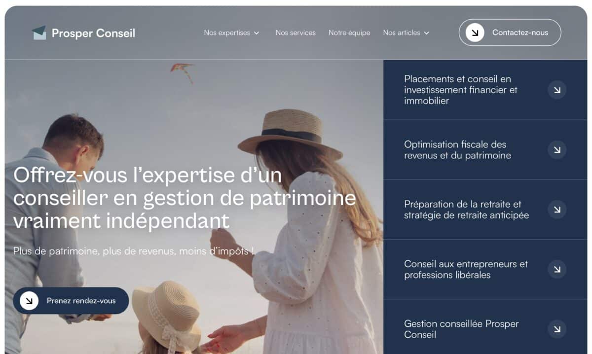 Conseil patrimonial : l’essor d’un modèle indépendant, avec l’exemple de Prosper Conseil
